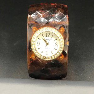 Vernier Vintage Tortoise Rhinestone Bracelet